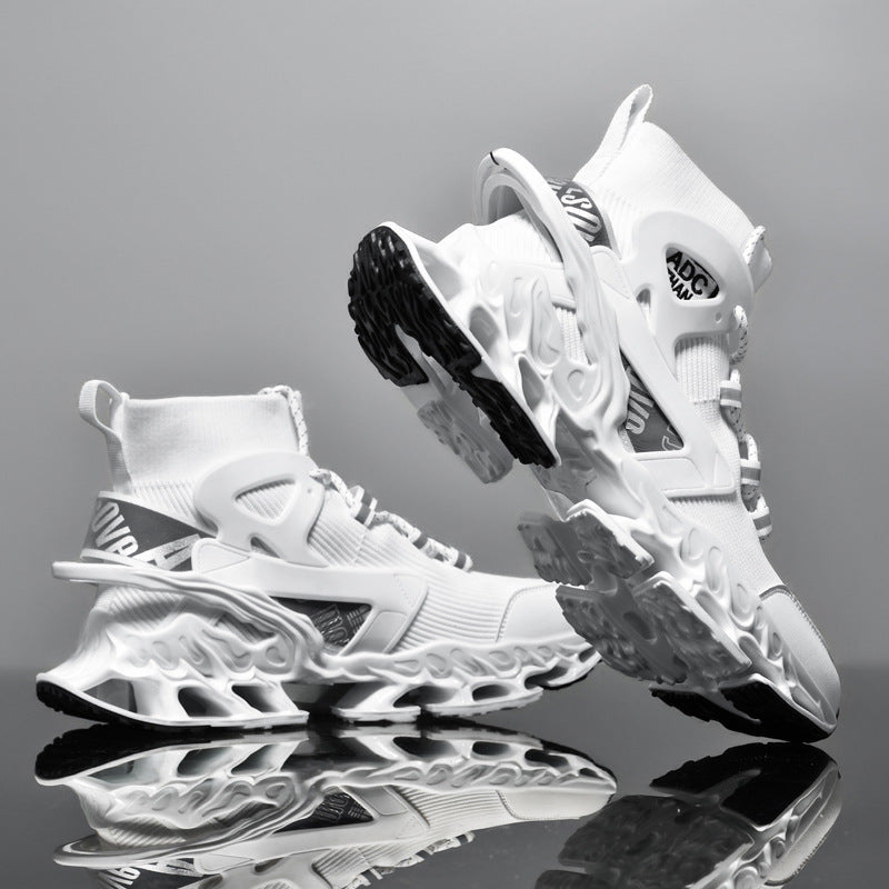 Ultra-light Shock-absorbing Running Blade Fly-knit Sneakers - D&A
