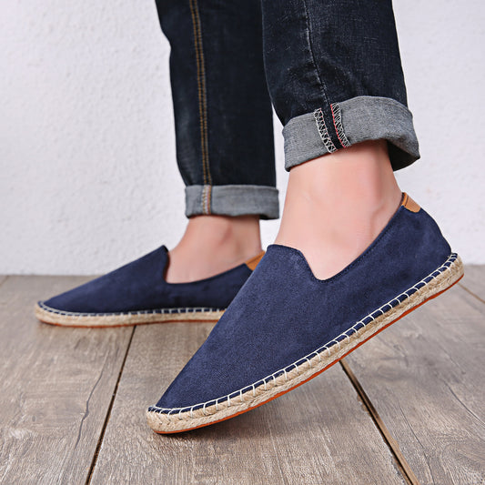 Sweat-absorbent Breathable Lazy Cloth Shoes Loafers Men - D&A