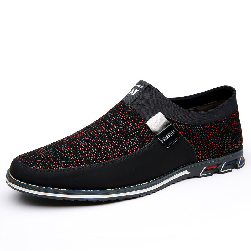 Casual Shoes Flat Low-top Men's Shoes 32862 Red - D&A