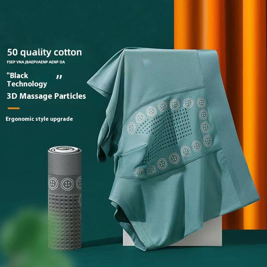 Men's Massage Particles Breathable Bottom Skin-friendly Underwear - D&A