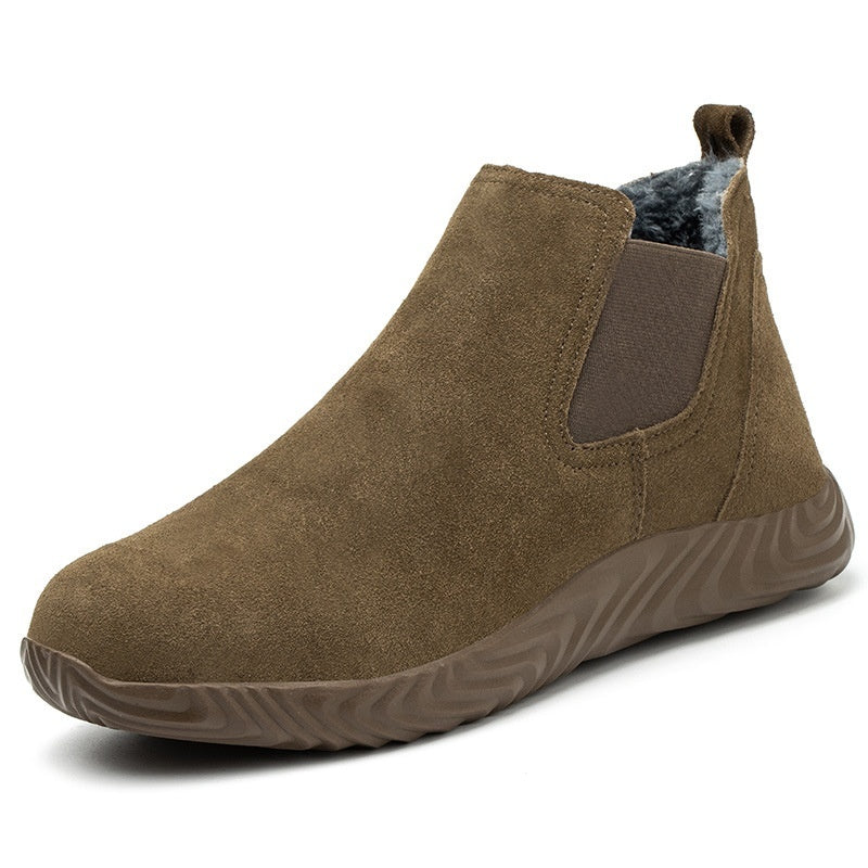 Men's Safety Shoes With Steel Toe Caps For Anti Smashing And Anti Piercing - D&A