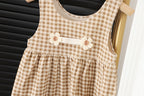 Baby Girl Round-neck Long-sleeved Dress Suit - D&A
