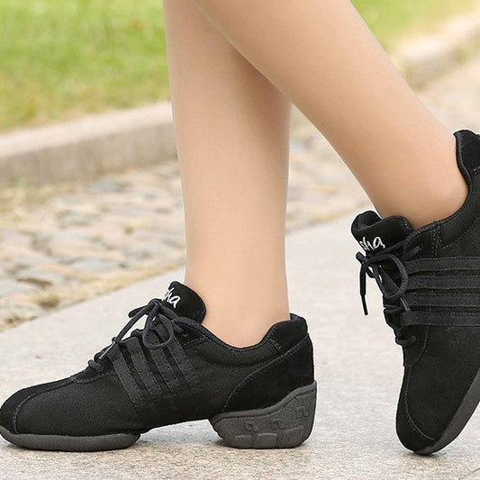 Mesh Dance Shoes Women's Mid Heel - D&A