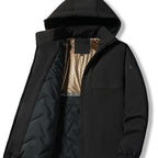 Autumn And Winter Outdoor Temperature Sensing Windproof Waterproof Jacket Black - D&A