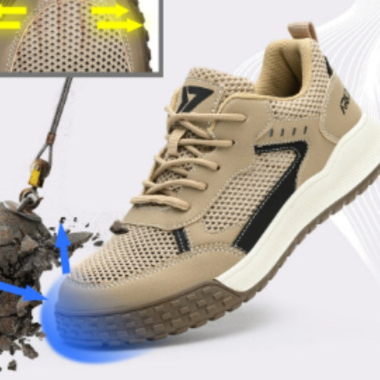 Breathable Lightweight Attack Shield And Anti-stab Leisure Safety Shoes - D&A