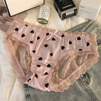 Fashion Heart-shaped Lace Underwear For Women - D&A