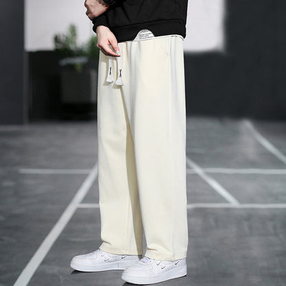Casual Men's Ninth Sports Pants Apricot - D&A