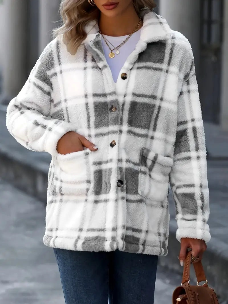 Fashionable And Versatile Polyester Fiber Women's Coat - D&A