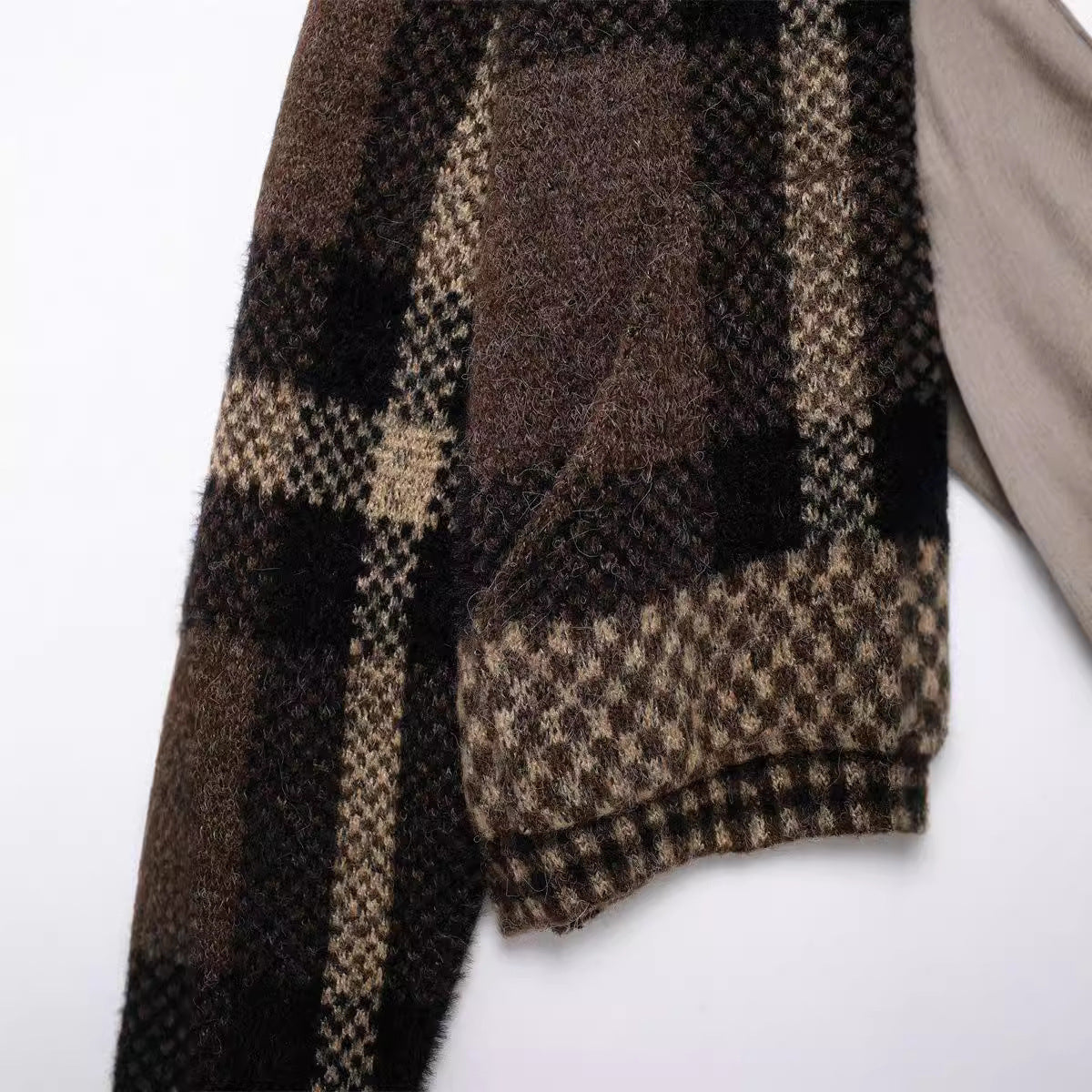 Autumn Sweater Round Neck Solid Color Loose Pullover - D&A