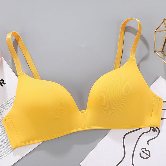 No Rims Underwear Ladies Bra Breathable Gather Bra - D&A