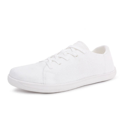 Wide Toe Bare Feet Indoor Fitness Yoga Casual Shoes White - D&A
