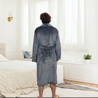 Couple Bathrobe Long Pajamas Homewear - D&A