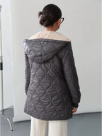 Aveloria Affinna Casual Quilted Loose Hooded Padded Padded Coat Clothes Winter - D&A