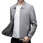 Summer Men's Light Gray Executive Jacket - D&A