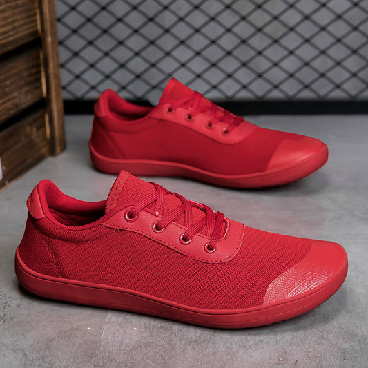 Breathable Shoes Men's Large Size Loose-palm Wide Last Shoes Breathable Non-slip - D&A