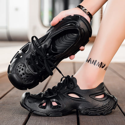 Non-slip Lace-up Sports Outdoor Men's Sandals - D&A