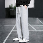 Casual Men's Ninth Sports Pants Gray - D&A