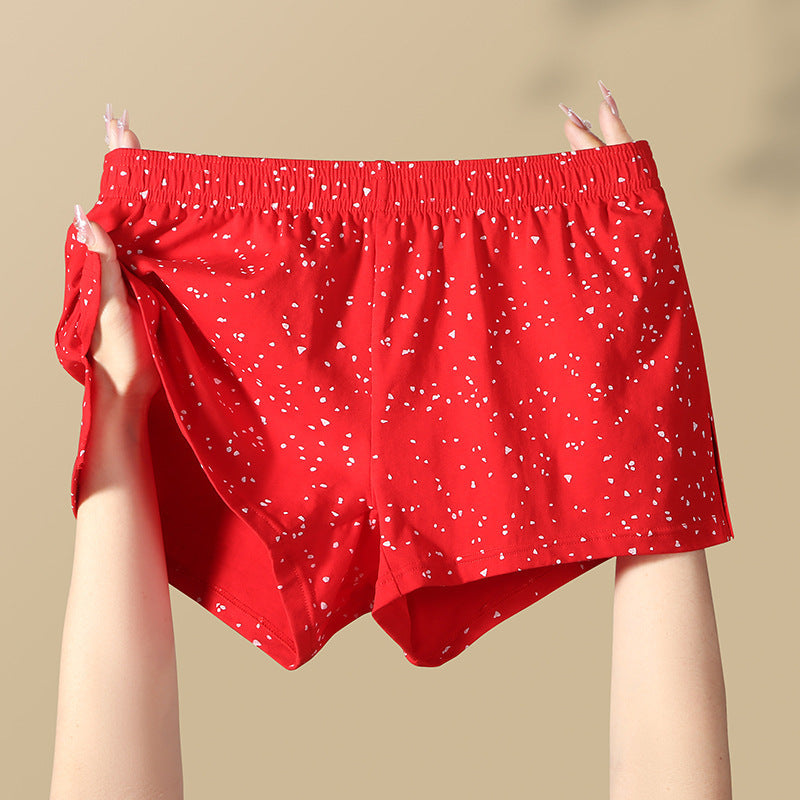 Ultrathin Loose Breathable Sweat Absorbing Wet Men's Underwear Red - D&A