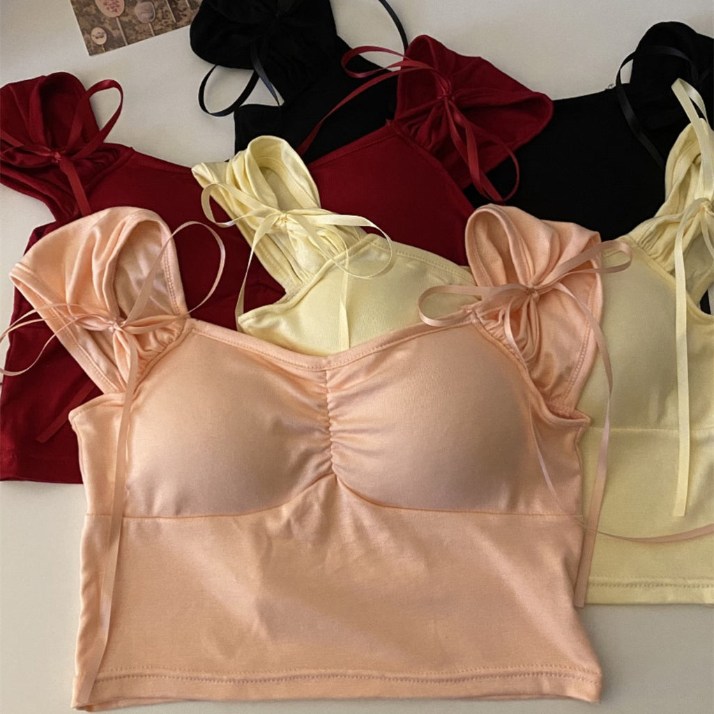Bra Tops For Women With Bra Pads And Tank Tops - D&A