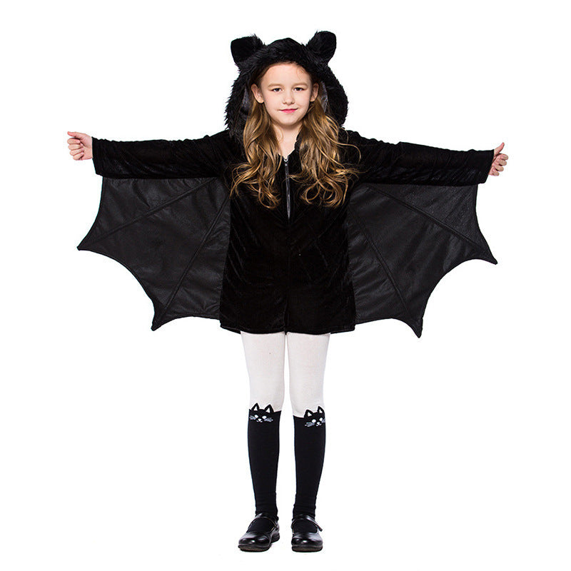 Halloween Children's Costume Black Bat Cosplay Costumes - D&A
