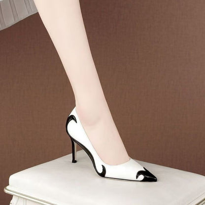 Small Niche High Heels With Pointed Toes And Thin Heels - D&A