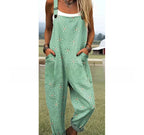 Women's Digital 3D Printing Buttons Casual Suspender Trousers Suspenders Style A - D&A