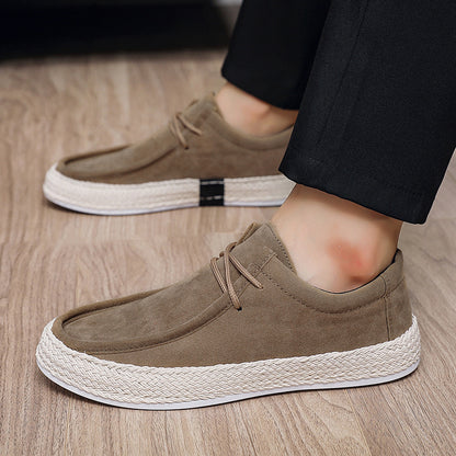 Men's Casual Pumps Men's Handmade Cloth Shoes Low-top Sneakers Men's - D&A