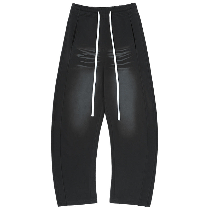 Men's Retro Distressed Machete Sweatpants Loose Casual Pants - D&A