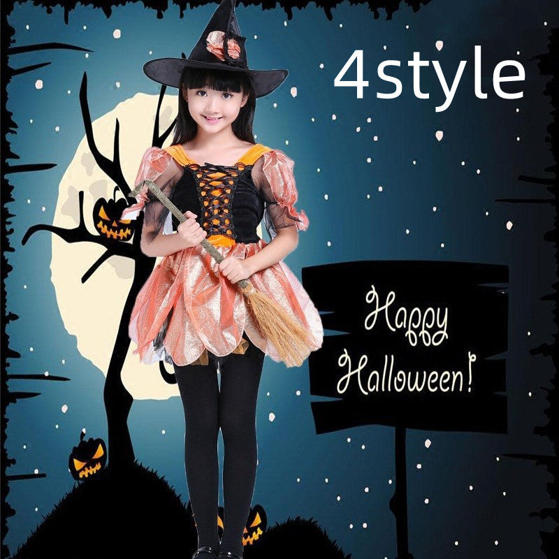 Halloween children Costume Princess Costume 4style - D&A