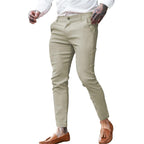 Men's Twill Cotton Stretch Fashion Slim Pencil - D&A