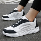 Men's Soft Bottom Light Casual Shoes Teenagers Autumn And Winter Leather Running Shoes - D&A