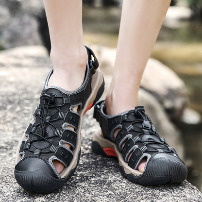Summer Closed Toe Sandals Men's Leisure Outdoor - D&A
