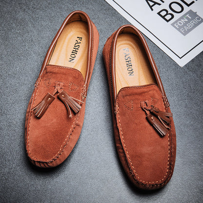 Pigskin All-match Men's Tods Casual Shoes Street Hipster High - D&A