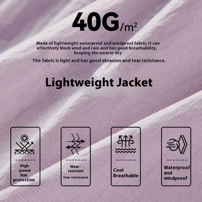 Summer Mountain Stand Collar Sports Jacket Women's Outdoor Breathable Lightweight Cardigan - D&A