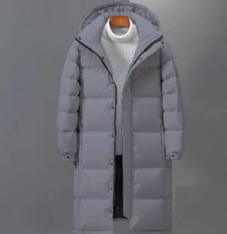 New Chinese Drama Lovers Down Jackets For Men And Women Grey 2XL - D&A