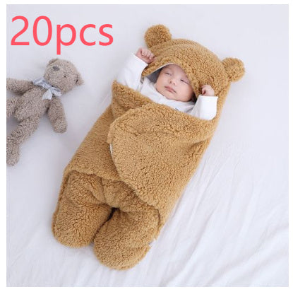 Baby Quilted Sleeping Bag Wrapper Khaki 20pcs - D&A
