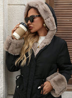 Women's Warm And Fashionable Jacket With Soft Thermal Lined And Pockets - D&A