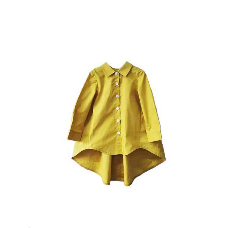 Girls' Big Kids Loose Fashionable Tops Korean Style Shirts Big Kids' Swallowtails - D&A