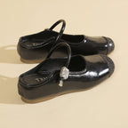 Casual Shallow Mouth Toe Sandals For Women Black - D&A