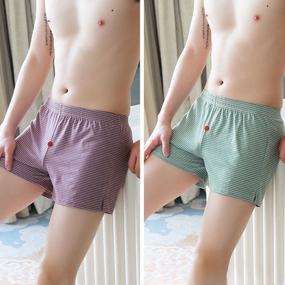 Casual Pants Summer And Autumn Teen Shorts Purple Green - D&A