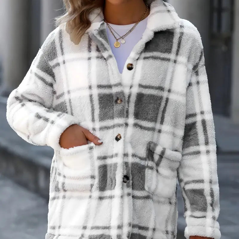 Fashionable And Versatile Polyester Fiber Women's Coat - D&A