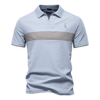 Deer Embroidered POLO Men's Lapel Short-sleeved T-shirt - D&A
