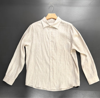 Men's Spring Long Sleeve Shirt Apricot - D&A