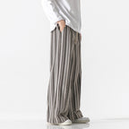 Vintage Stripe Loose Straight Mopping Pants - D&A