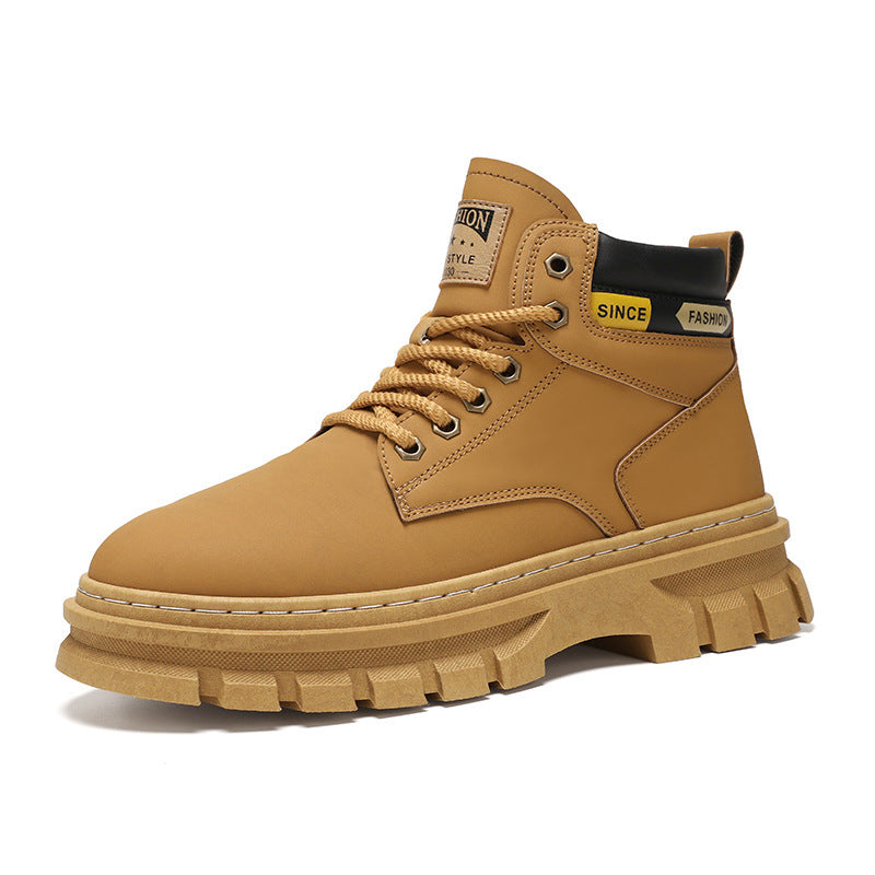 Martin Boots Men Trendy High Top British Working Wear - D&A