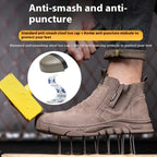 Welder Safety Shoes With Male Steel Toe Caps For Anti Smashing And Anti Piercing - D&A
