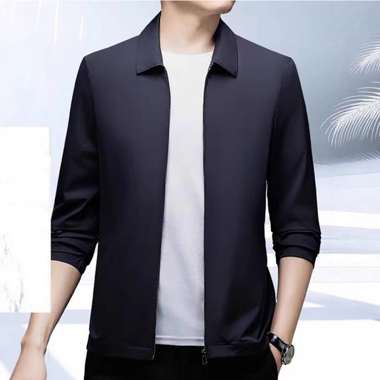 Summer Men's Light Gray Executive Jacket - D&A
