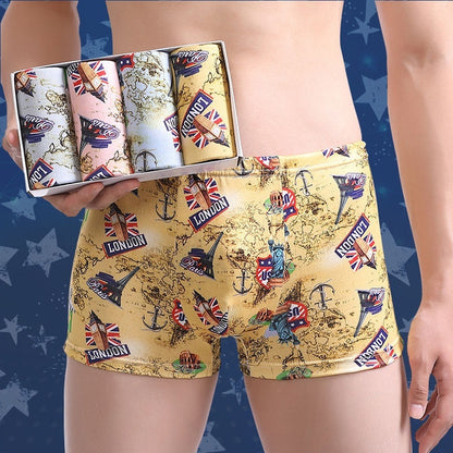 Men's Boxer Briefs Student Trendy Fashion New - D&A