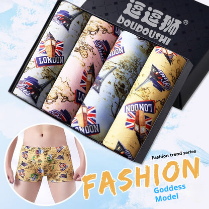 Men's Boxer Briefs Student Trendy Fashion New Goddess Style - D&A