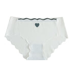 Fashion Seamless Ice Silk Underwear Women White - D&A